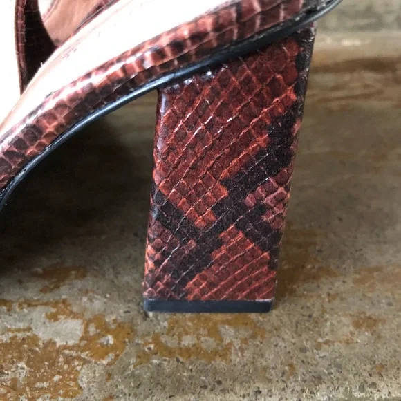 Chinese Laundry pink snake sling back pump - Picture 8 of 11